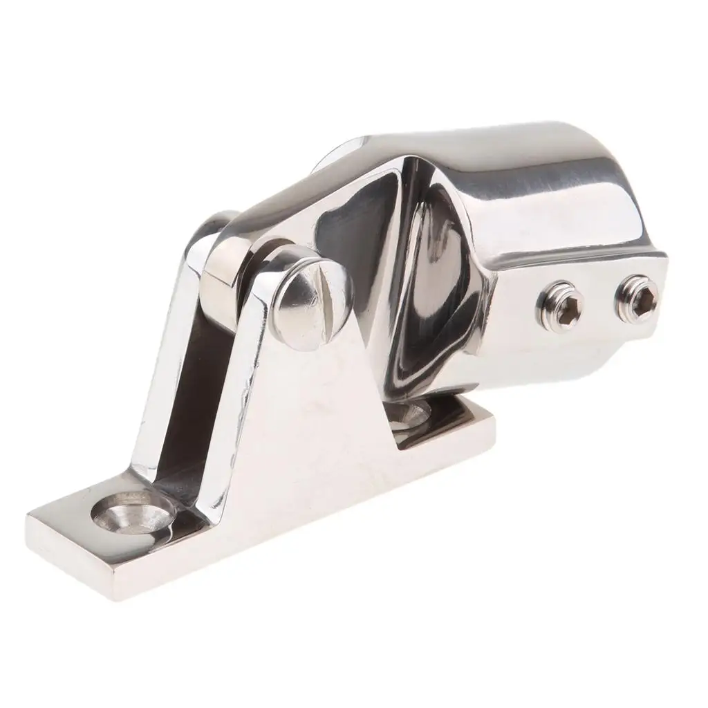 25mm Bimini Top Eye End Stainless Steel Deck Hinge Fitting Hardware