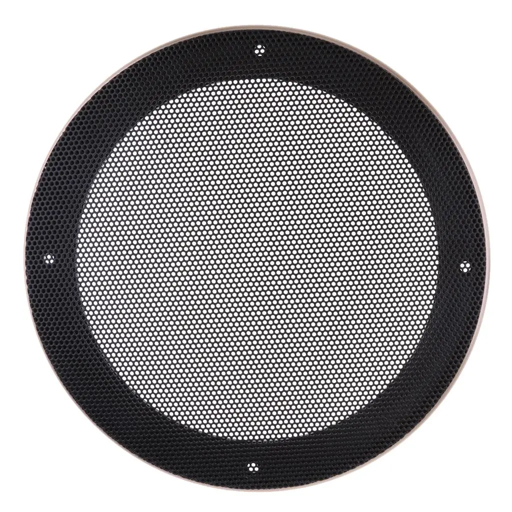 6.5Inch Speaker Grills Cover Case with 4 pcs Screws for Speaker Mounting Home Audio DIY -188mm Outer Diameter Champagne