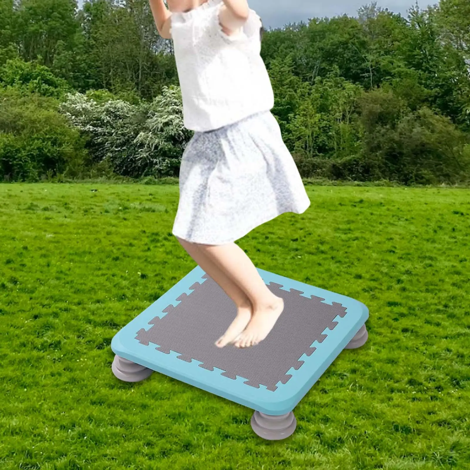 Portable Kids Trampoline Sports Jump Bouncing Bed for Children Home Outdoor
