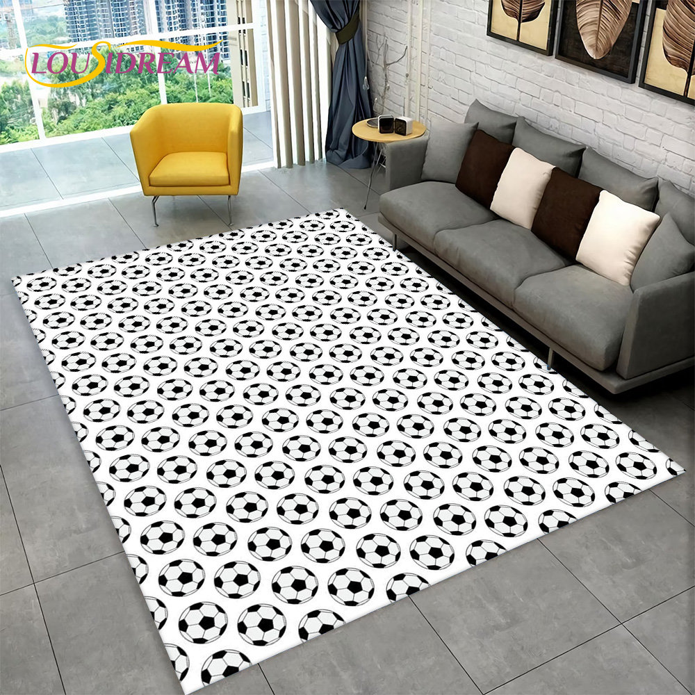 tapis de terrain de football bande pour chambre décor de paillasson de salle de tapis de sol antidérapant pour enfants