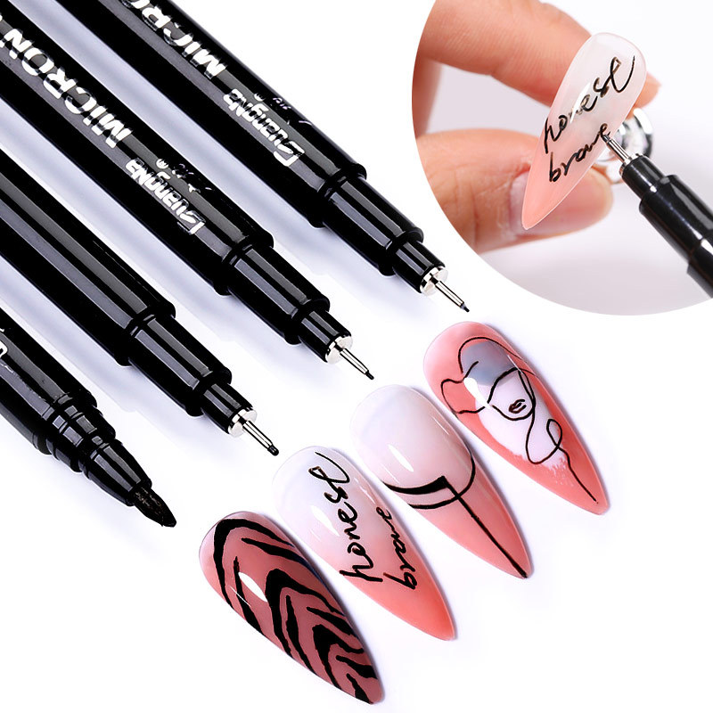 Best of DIY Black Nail Graffiti Pen Nail Dotting Abstract Painting Polish Pen Drawing Line Pen DIY Nail Art Design Manicure Accessories Reviews & Tips