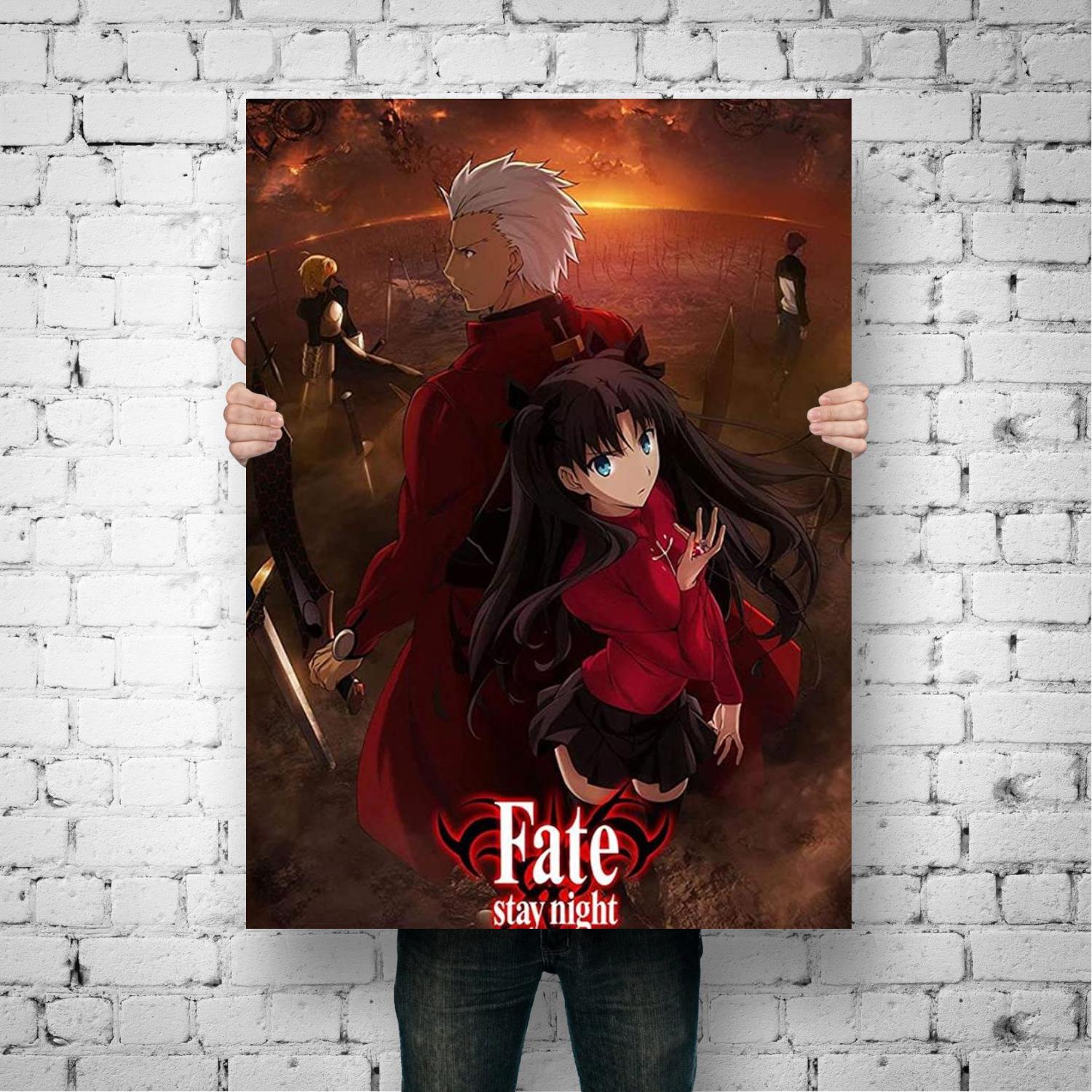 Картина fate stay night blade с надписью «fate stay night», фотография на  холсте, Постер для спальни, большой домашний декор, Настенная картина,  холст для стен | AliExpress