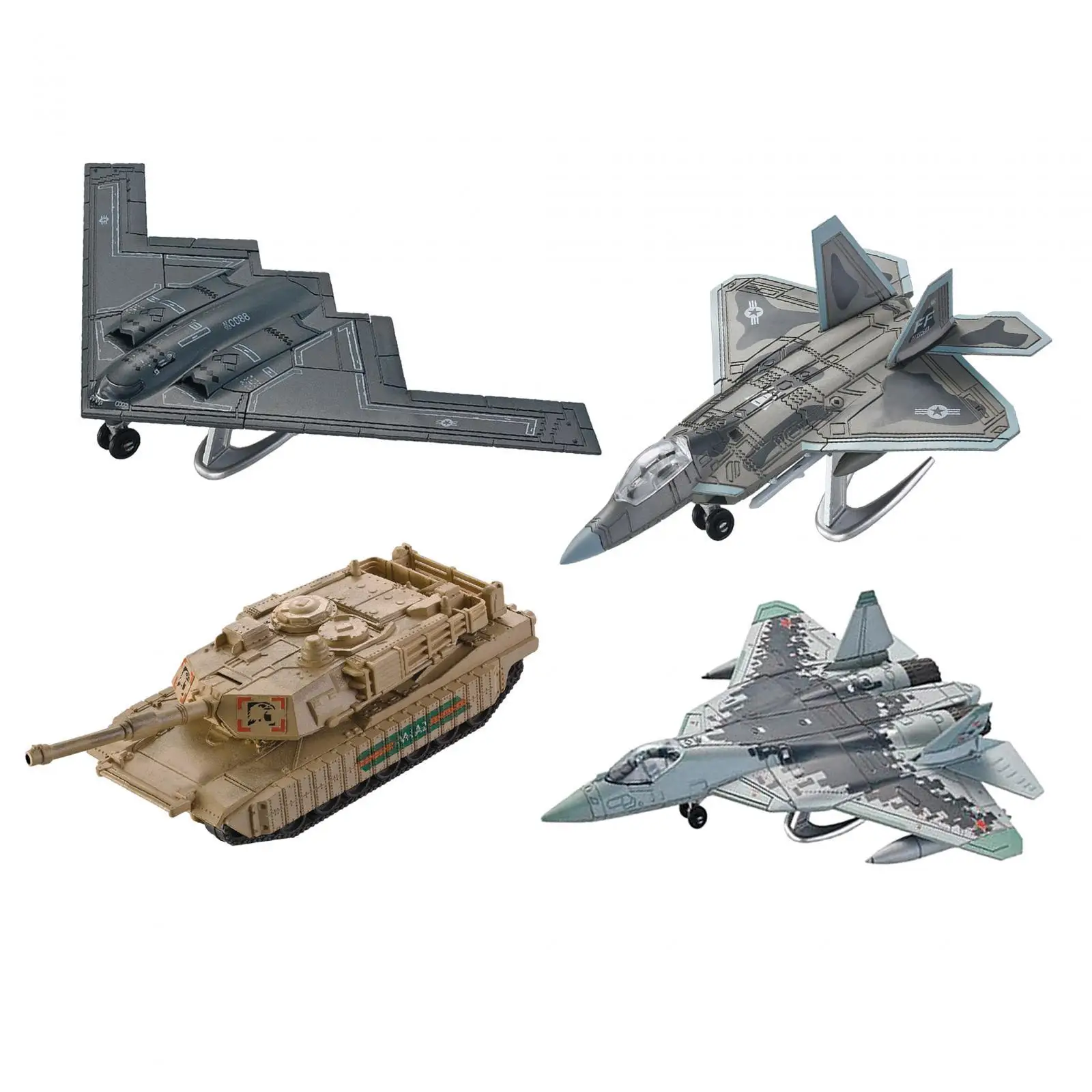 1/72 Fighter Model Plane Model DIY Assemble Collectible Miniature Airplane Building Kits 3D Puzzle for Kids Girls Gifts