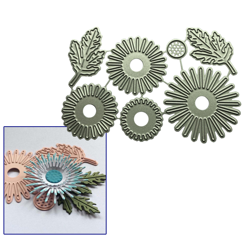 Description Picture 5 of item1Pc Flower Metal Cutting Knife Mold Embossing Mold Cutting and Pasting Handicraft Cards Making Stamps and Molds Scrapbooking