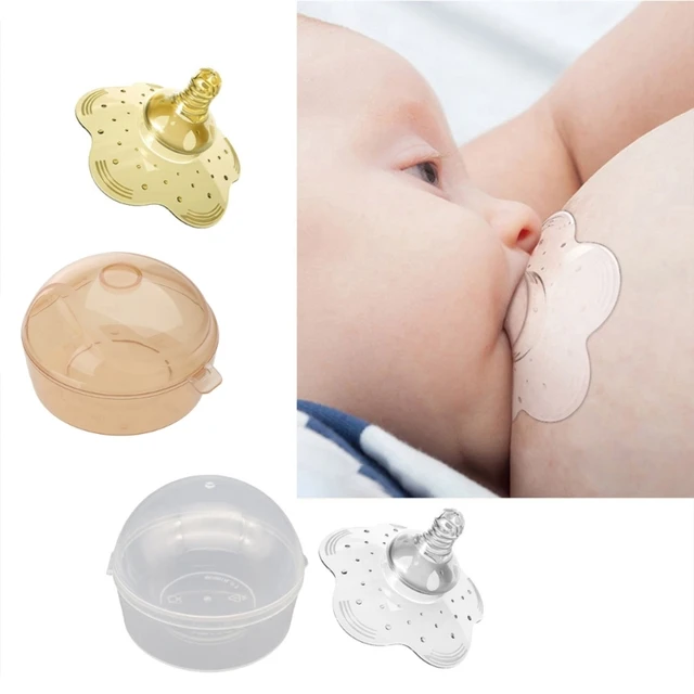 Silicone Nipple Protectors Breast Milk Feeding Mothers Nipple Breastfeeding  Milk Extractor Shields for Protection Cover - AliExpress