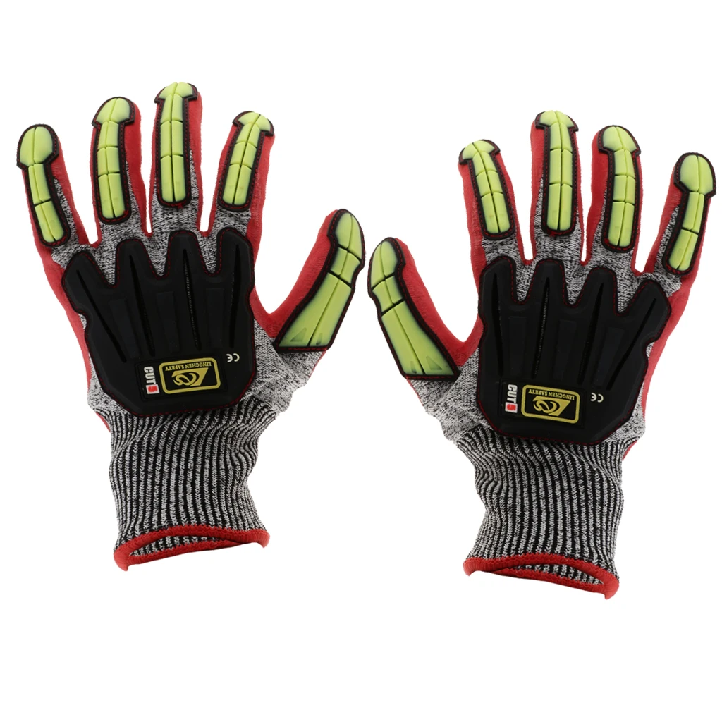 Anti Mechanics Work Gloves Vibration Cut Resistant Safety Gloves
