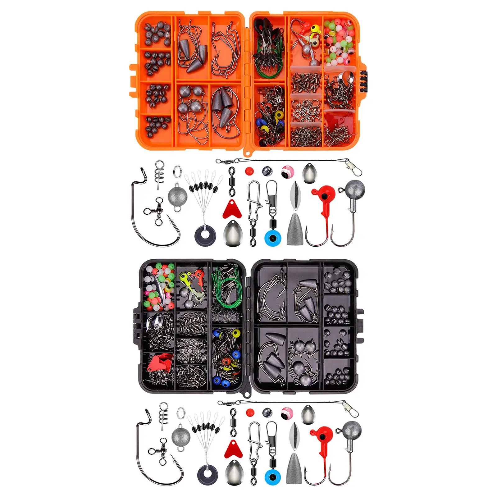 Fishing Tackle Accessories Kit 257X with Tackle Baitholder Hooks Equipment