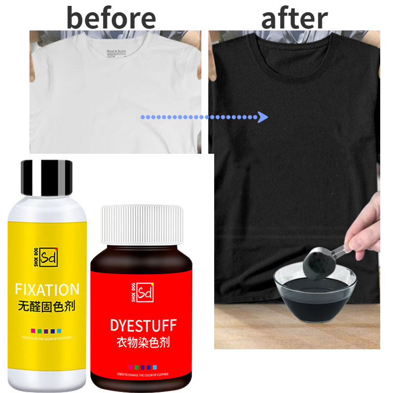 Färbemittel, Farbstoff-Befestigungsmittel für Kleidung, verblasst nicht, Renovierung von alten Kleidung, Farbverlust, Reparatur, Restaurierungsmittel – Detail 1