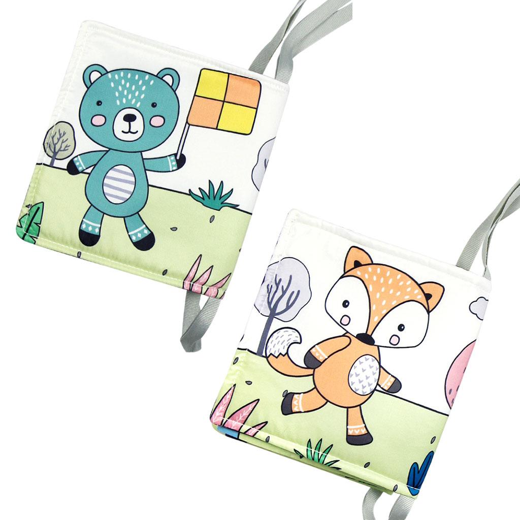 Soft Baby Book Learning to Sensory Book First Interactive Animal Theme Activity Felt Quiet Books for Boys and Girls Babies