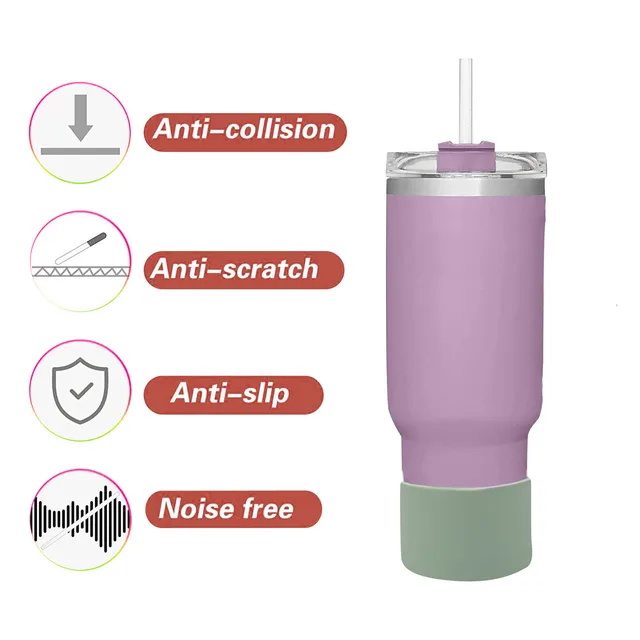 1pcs Silicone Sleeve Bottom Base Accessories Water Cup Protector, Sports Water  Bottle Accessories Non-Slip Bottom Cover, Pet Feeding Bowl for Puppies,  Cats and Travel Spray Bottles Anti Slip Cosmetic Spray Bottom Cover