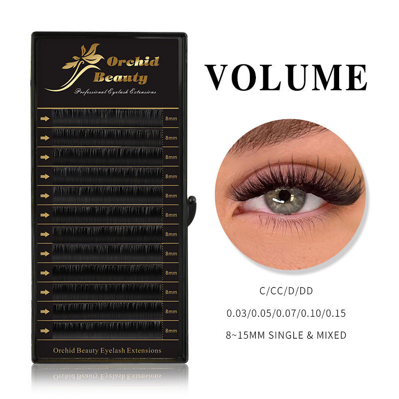 Best of Orchid Beauty 12 Rows Faux Mink Eyelashes Individual Eyelash Lashes Natural Matte Black Eyelash Extension Korea Silk Eyelashes Reviews & Tips