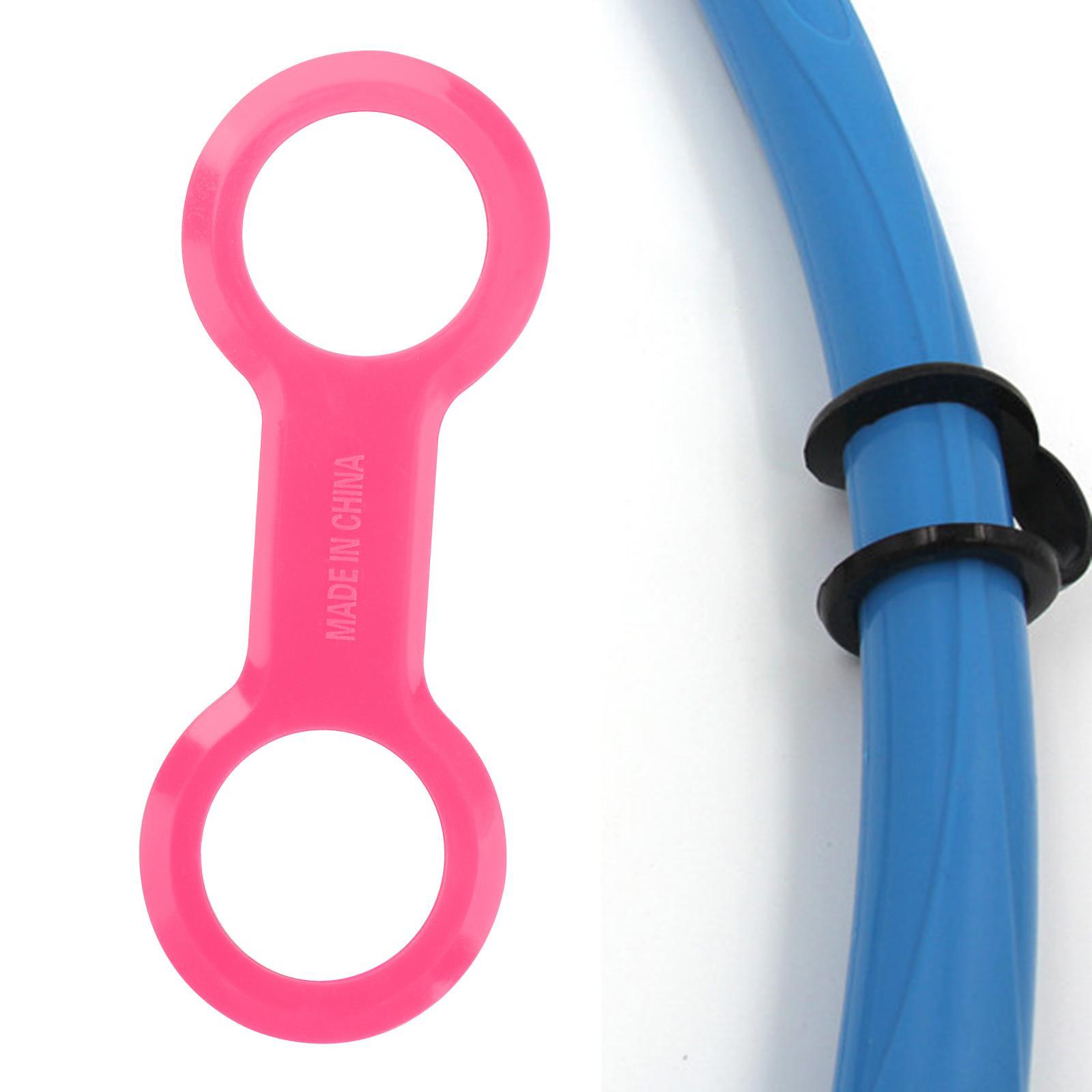 Scuba Dive Mask Strap Retainer Snorkel Keeper Diving Attachment Clip 8 shape buckle Snorkel Keeper Holder