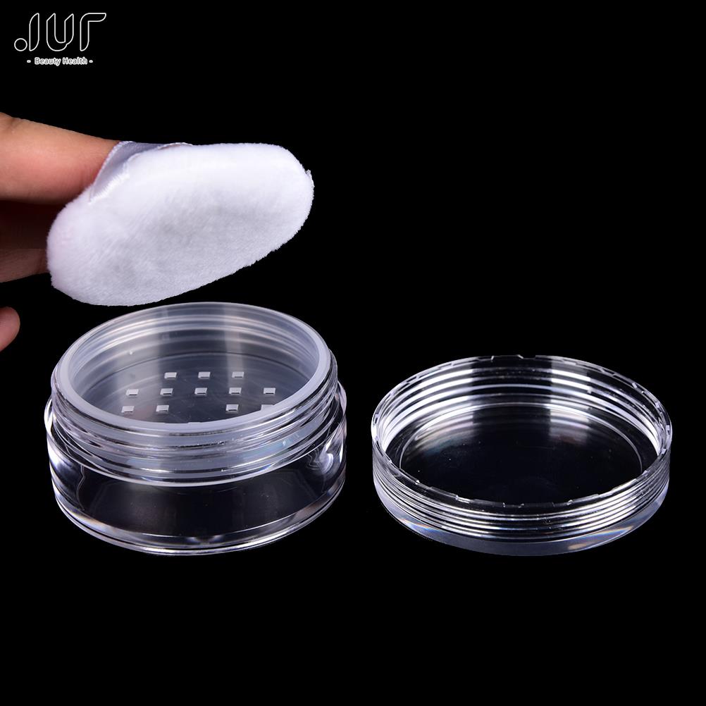 Best of 3pcs / set Empty Loose Powder Compact With The Grid Sifter &amp; Puff Jar Packing Container Powdery Cake Box Cosmetic Case Top Quality Reviews & Tips