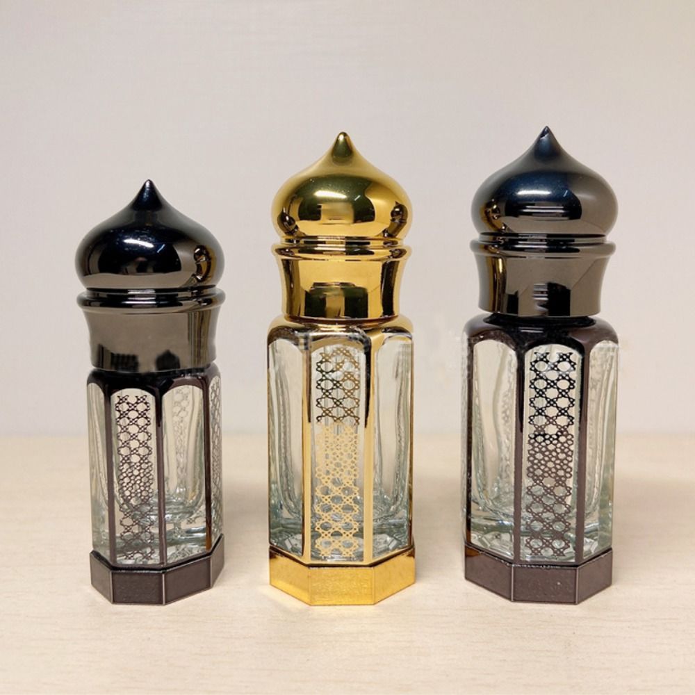 Best of Design Refillable Golden Empty Essential Oil Bottles Perfume Bottles With Roller Dropper Sticker Glass Perfume Bottles Reviews & Tips