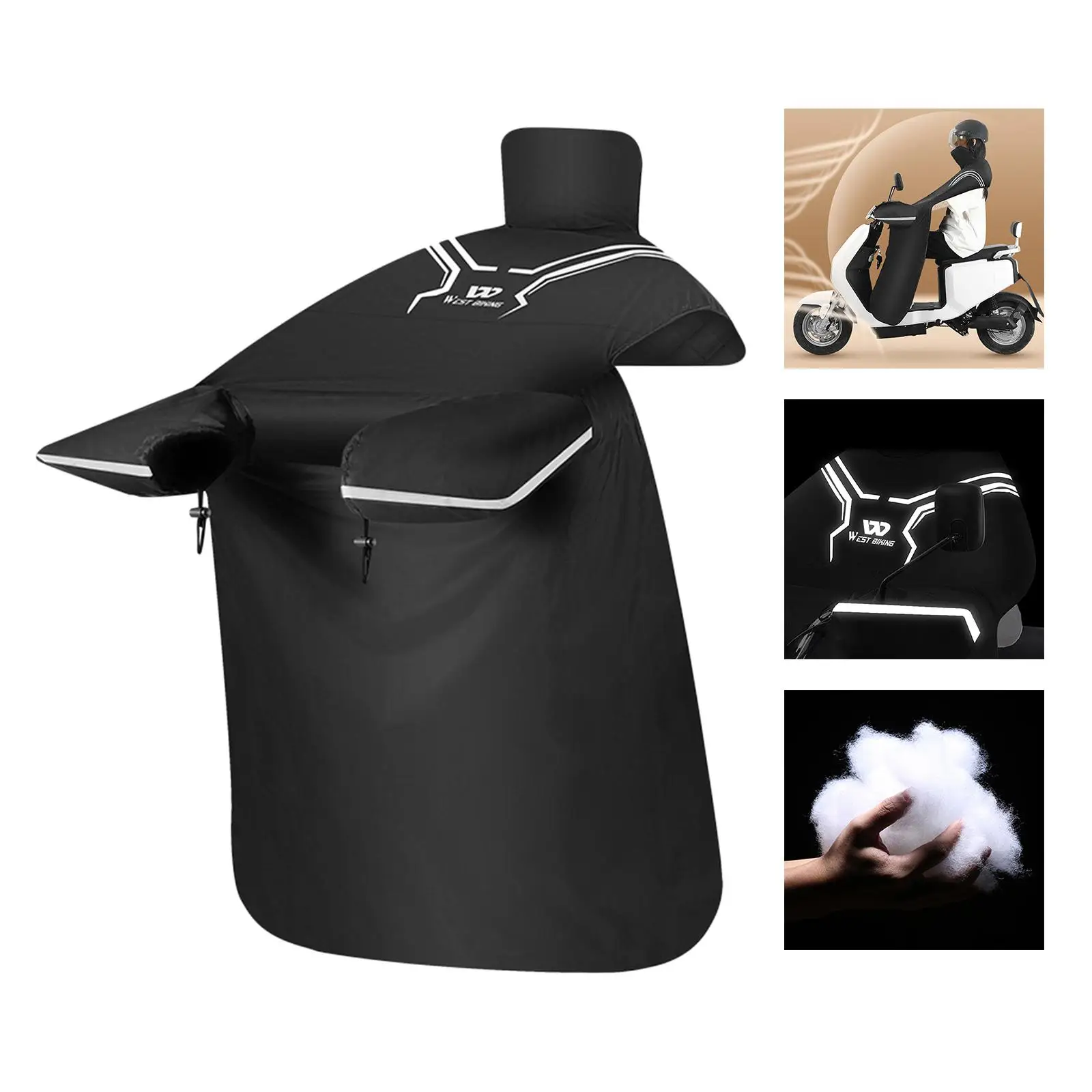 Motorcycle Scooter Apron Protection Winter Warmer Blanket Cover