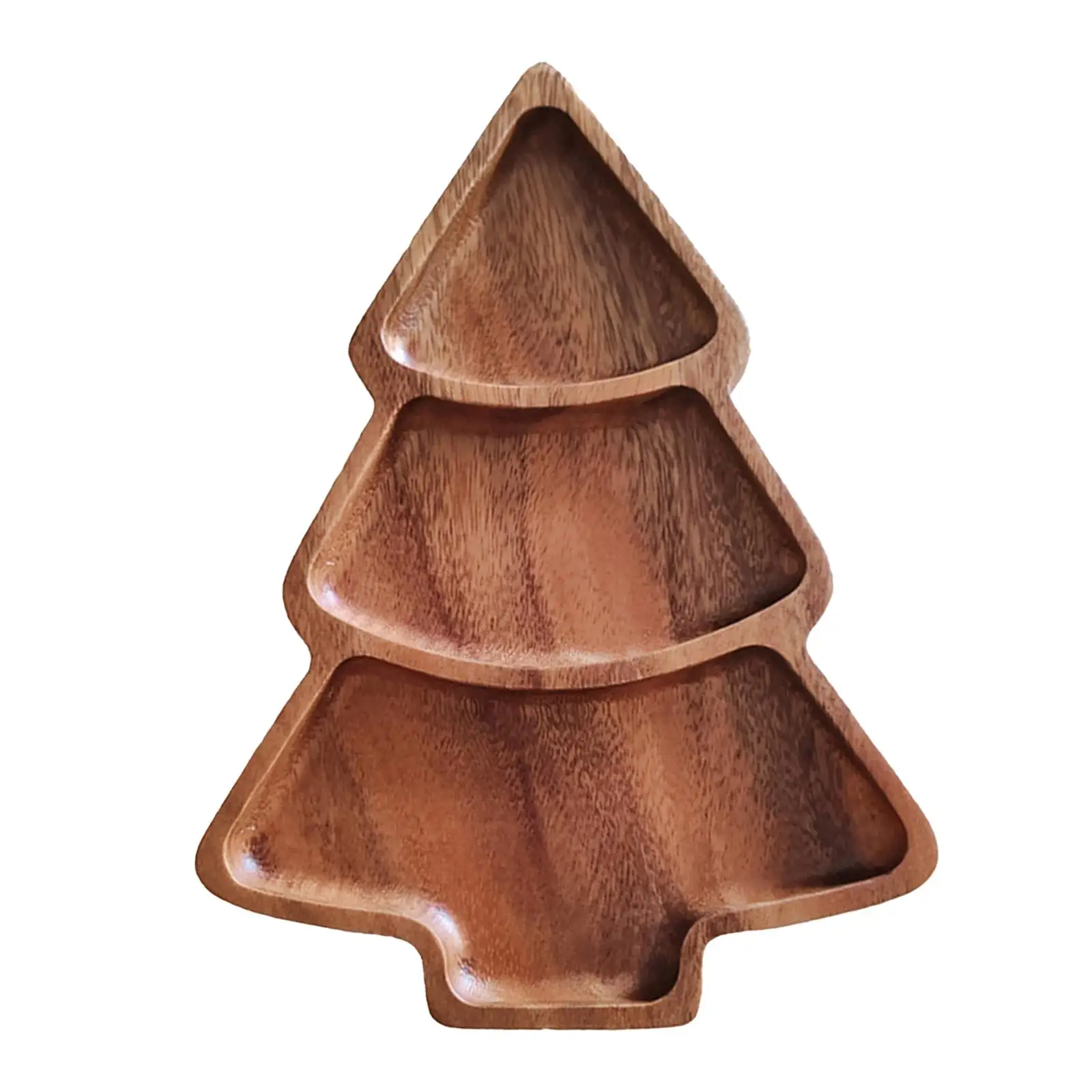 Christmas Tree Shaped Dish Breakfast Plate Tableware Dessert Serving Dishes for Festival Restaurant Dinner Table Party Decor