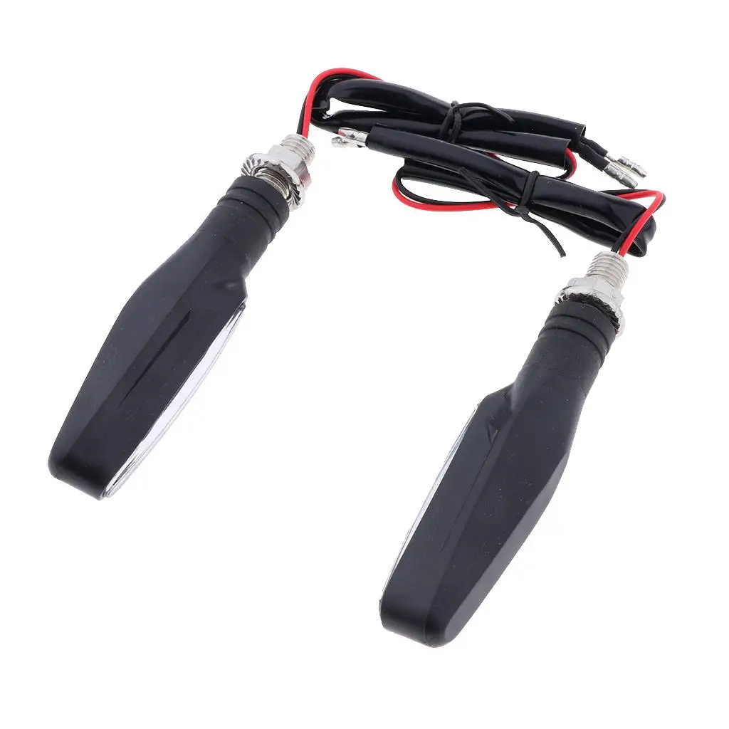 2PCS 12V LED Flowing Motorcycle Turn Signal Light Front Rear BlinkerUniversal