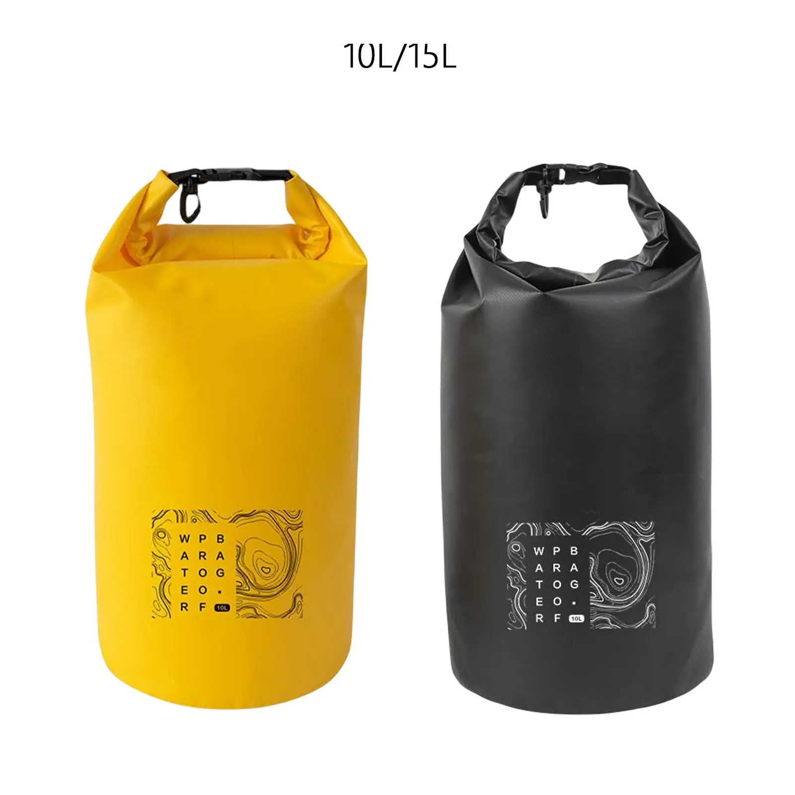 10/15L PVC Floating Bag Waterproof Waist Pouch Waterproof Bag Dry Bag Storage Pack Pouch for Beach Swimming Surfing Boating