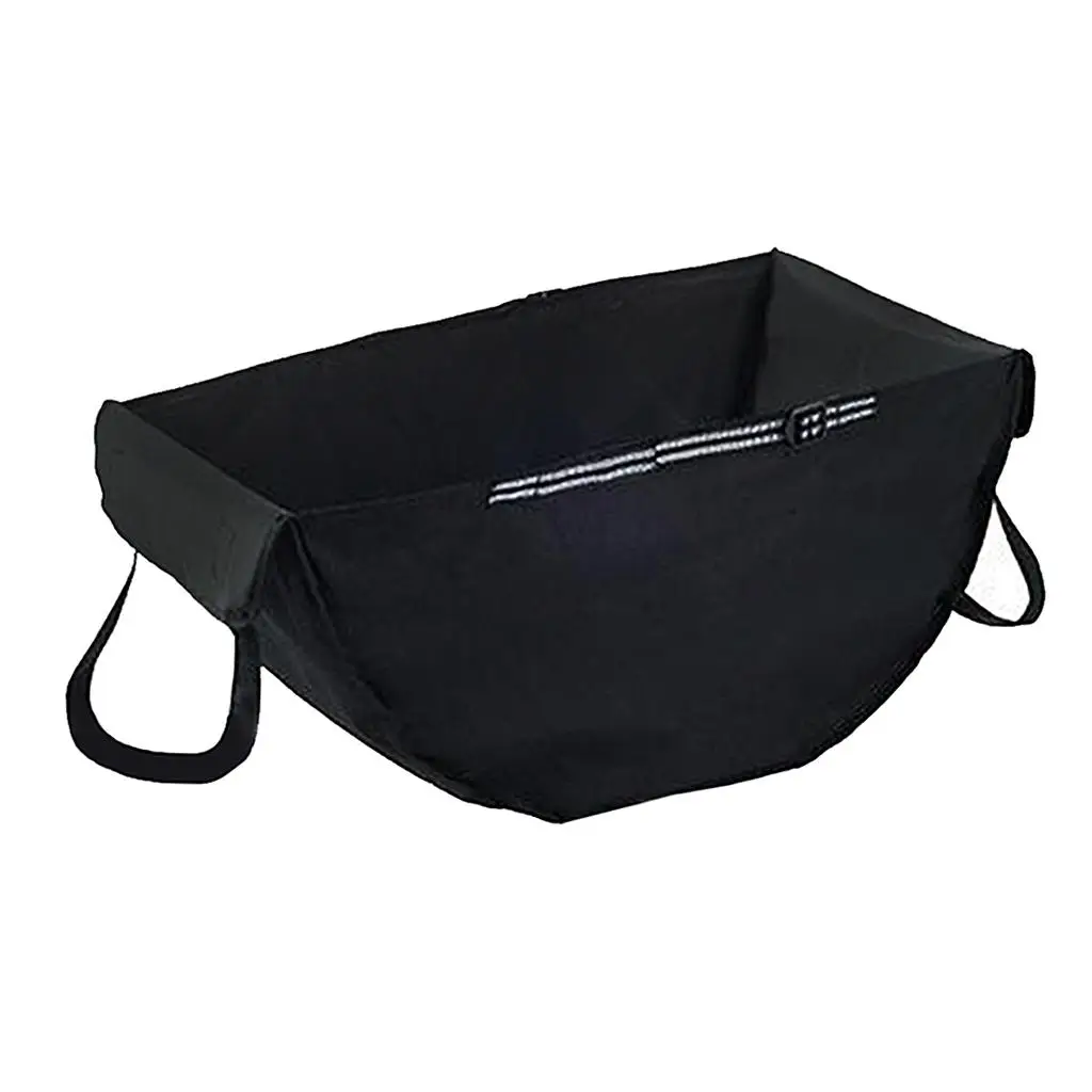 Black Car Rear Storage Bag Shopping Basket for Groceries, Durable Eco-friendly