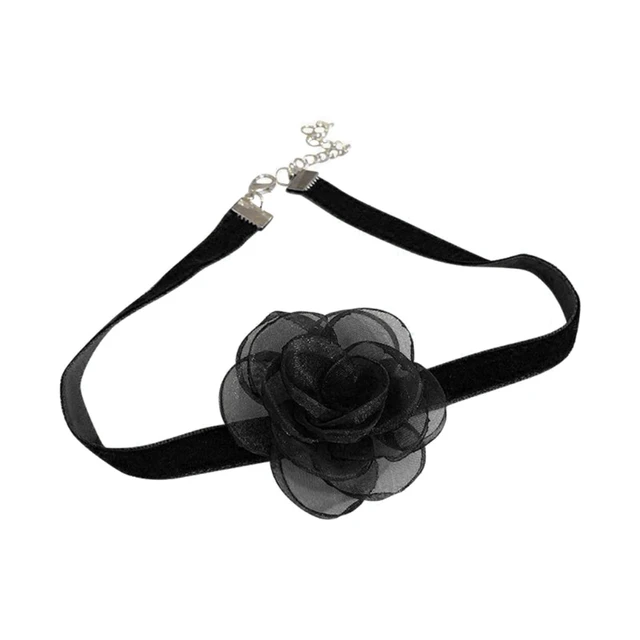 Flower Rose Lace Choker Necklace For Women Fashionable Neckband Collar For  Summer/Winter Club Parties And Sexy Gothic Jewelry From Homejewelry, $12.06