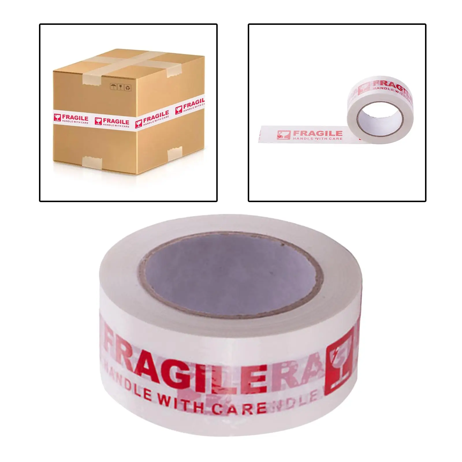 Fragile Handle with Care Packing Tape Strong Adhesive 50mm X 66M for Sealing