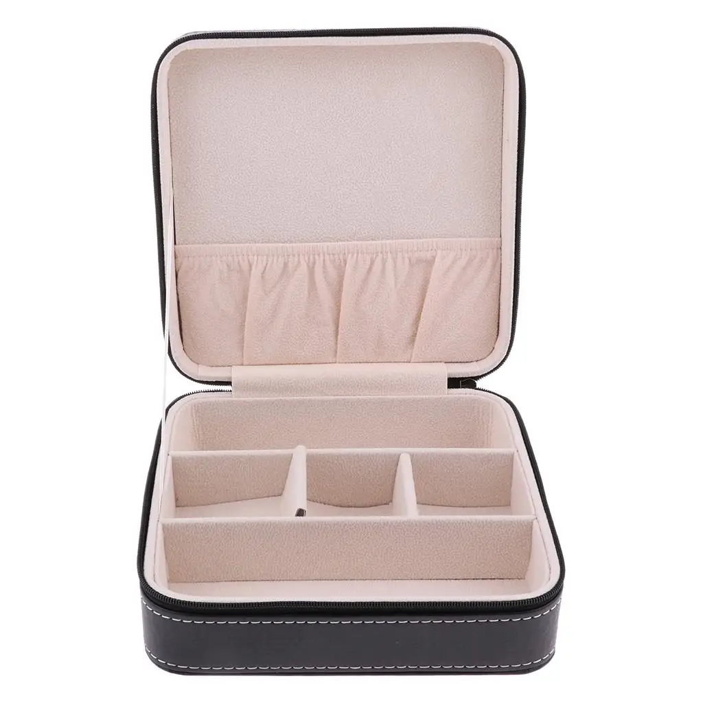 PU Leather Jewelry Storage Case Box Collector Organizer Collector