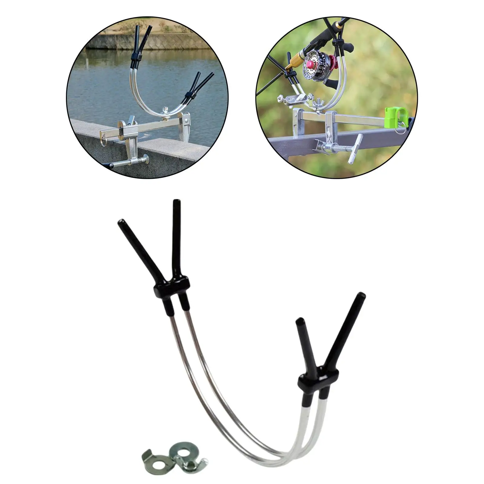 Fishing Rod Holder Fishing Pole Holder Fishing Rod Pole Stand Device Fishing Tackle Tool Fishing Rod Bracket for Boat Fishing