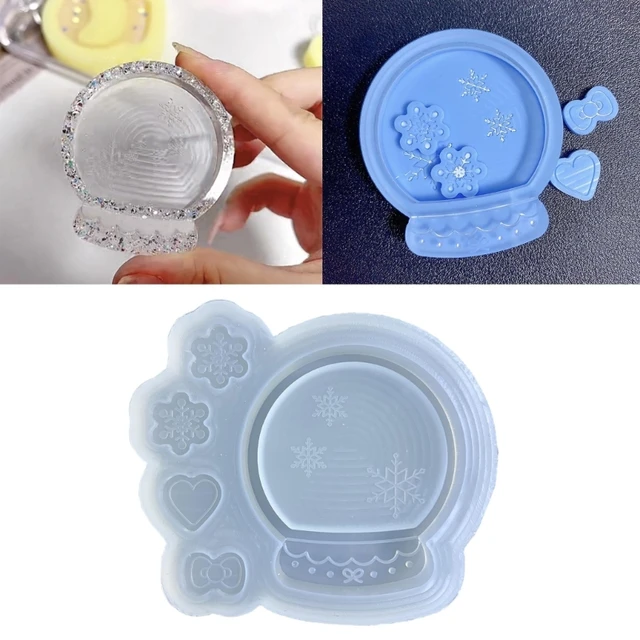 Sheep Shaker Charm Silicone Mold for Resin Craft