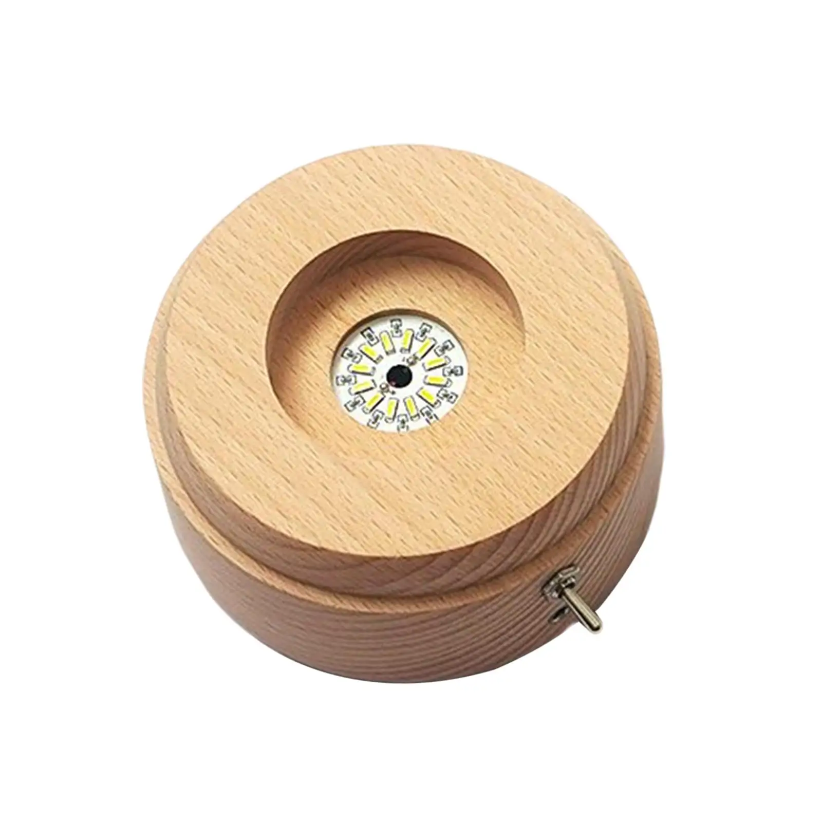 Wooden Music Box Base Tabletop Ornament Romantic for Graduation Wedding Gift