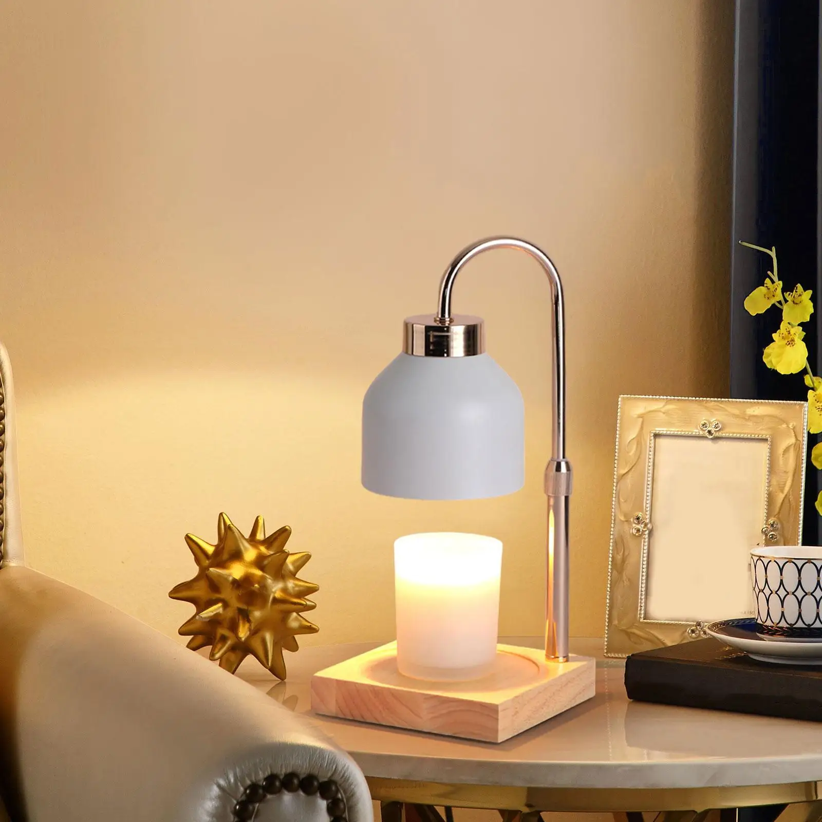 Candle Warmer Lamp Candle Melter Electric Top Down Candle Melting Lamp for Table