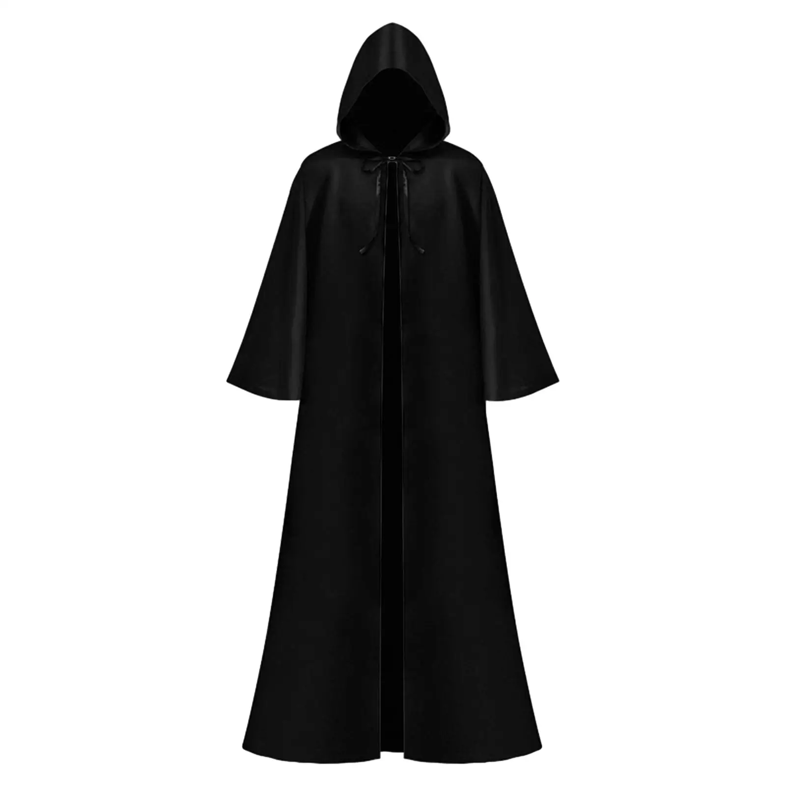 Halloween Hooded Cloak Dress up Medieval Devil Outfit Long Hooded Cloak for Club Easter Performance Fancy Dress Party Punk Party