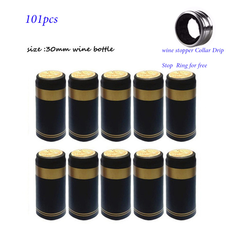 PVC Heat Shrink Capsules Wine Shrink Wrap Wine Bottle Capsules Shrink Caps, Wine Bottle Capsules Shrink Caps for Home Use