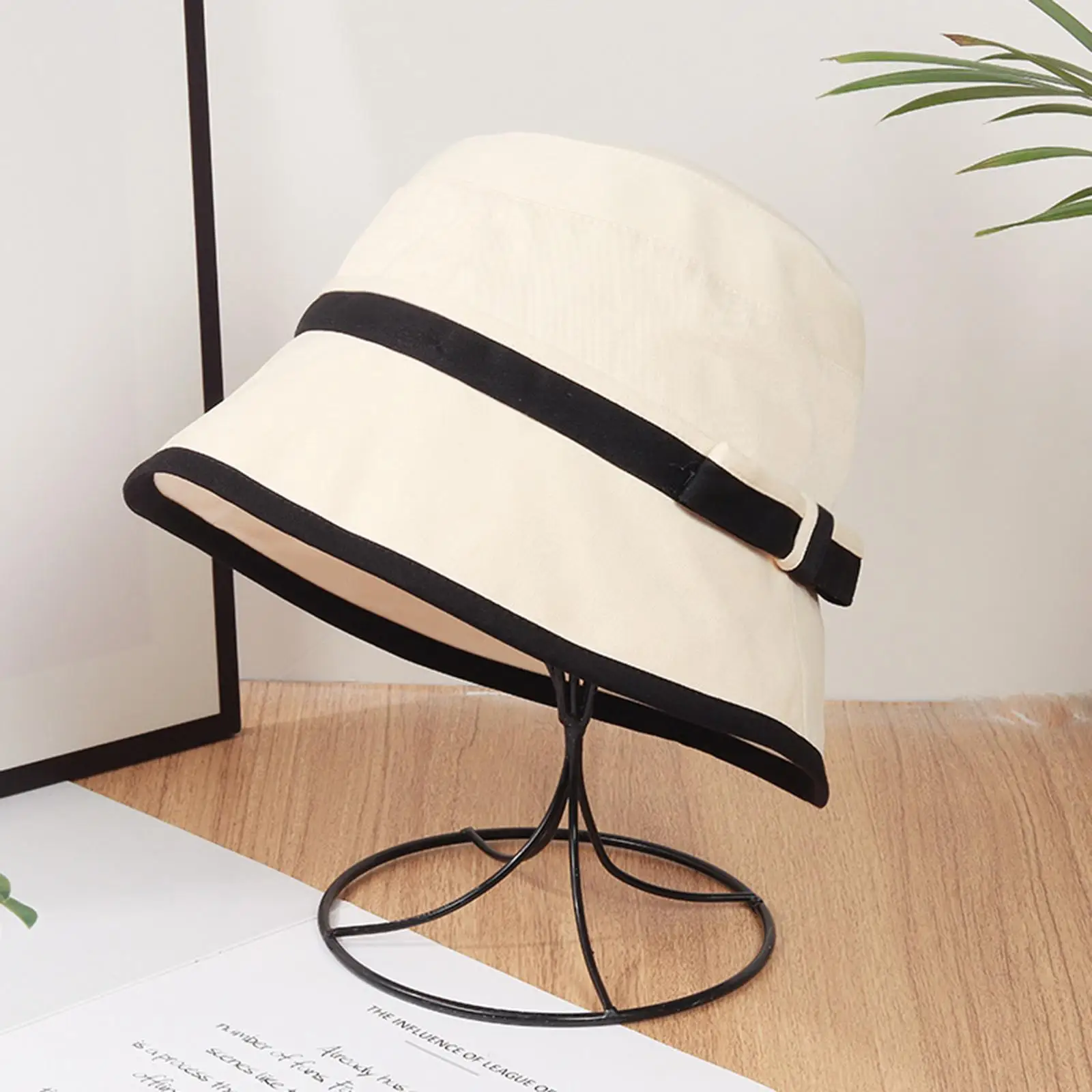 Women Bucket Hat Casual Sun Protective Hat Fisherman Caps for Fishing Travel