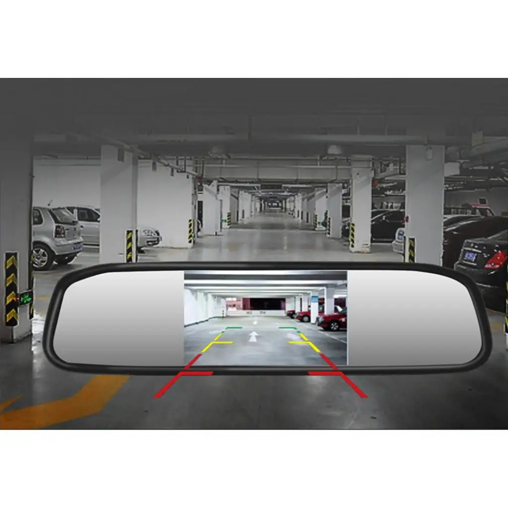 Car Reversing Camera  Camera with 4.3 `` LCD Rear  for Parking,