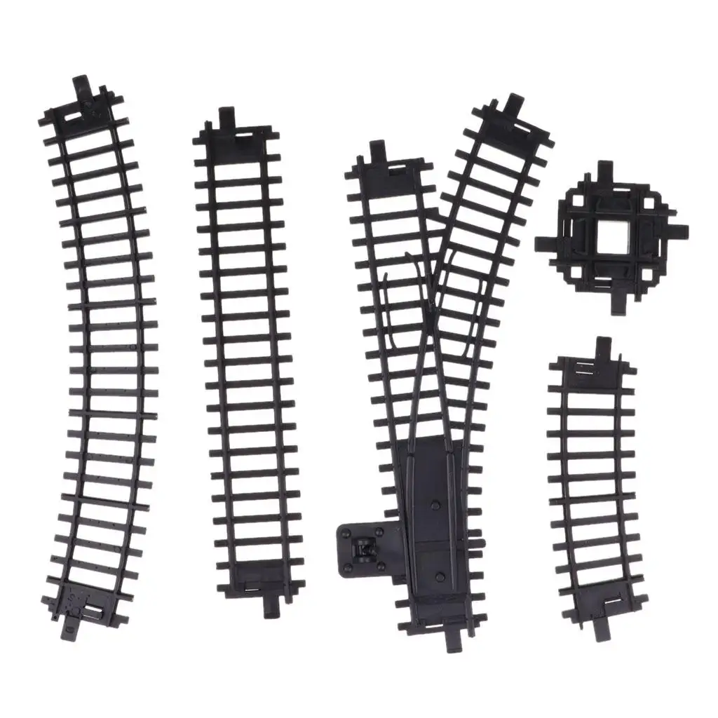 41x Oval/Right Switch/Straight Model Train Layout Rail Track Set HO