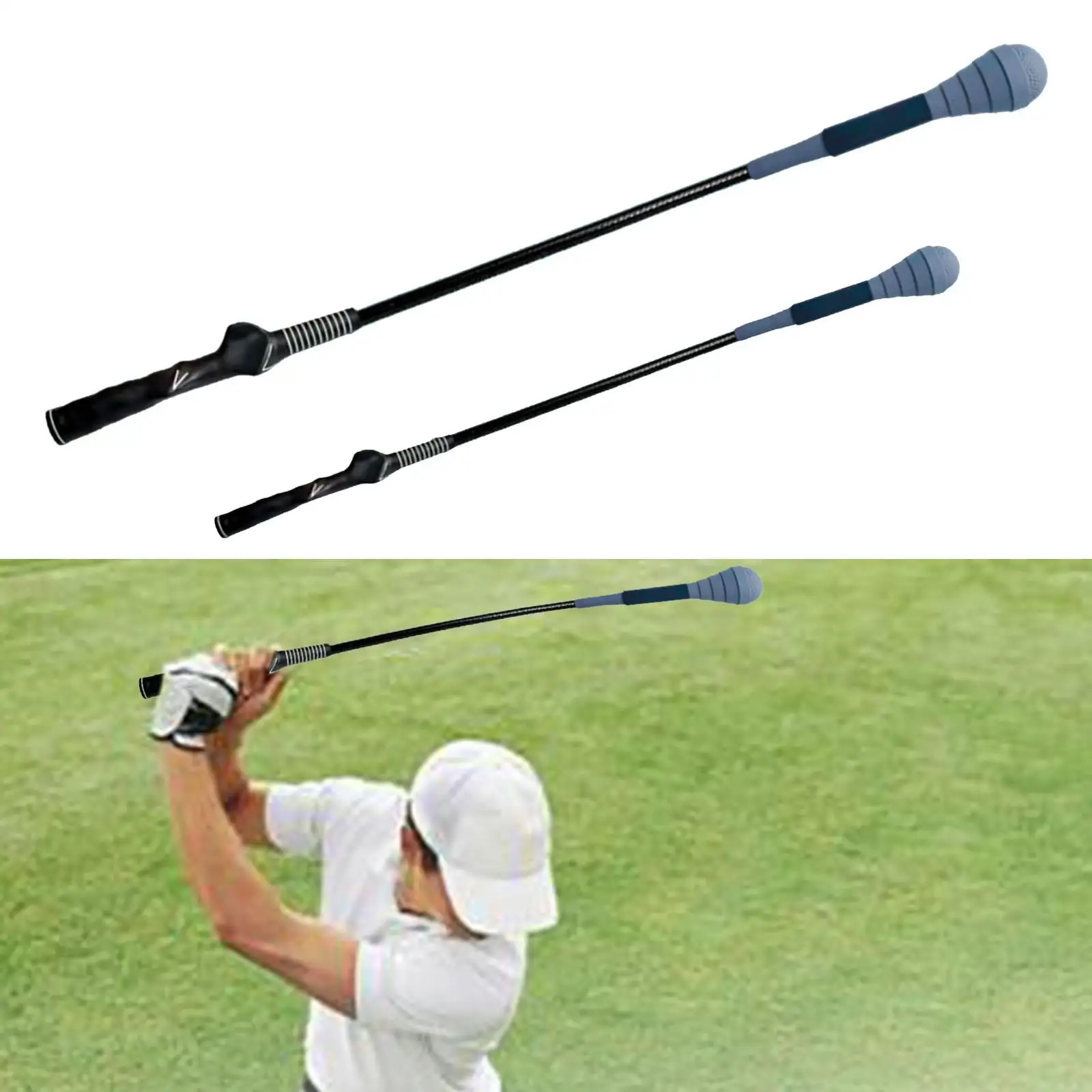 Golf Swing Trainer Lightweight for Woman Men Effectively Improve Swing Skill Position Correction Golf Strength Practice Trainer