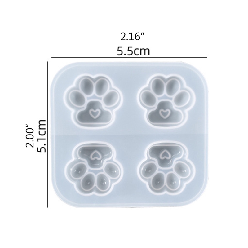 Cat Paw Silicone Mold for Jewelry & Crafts