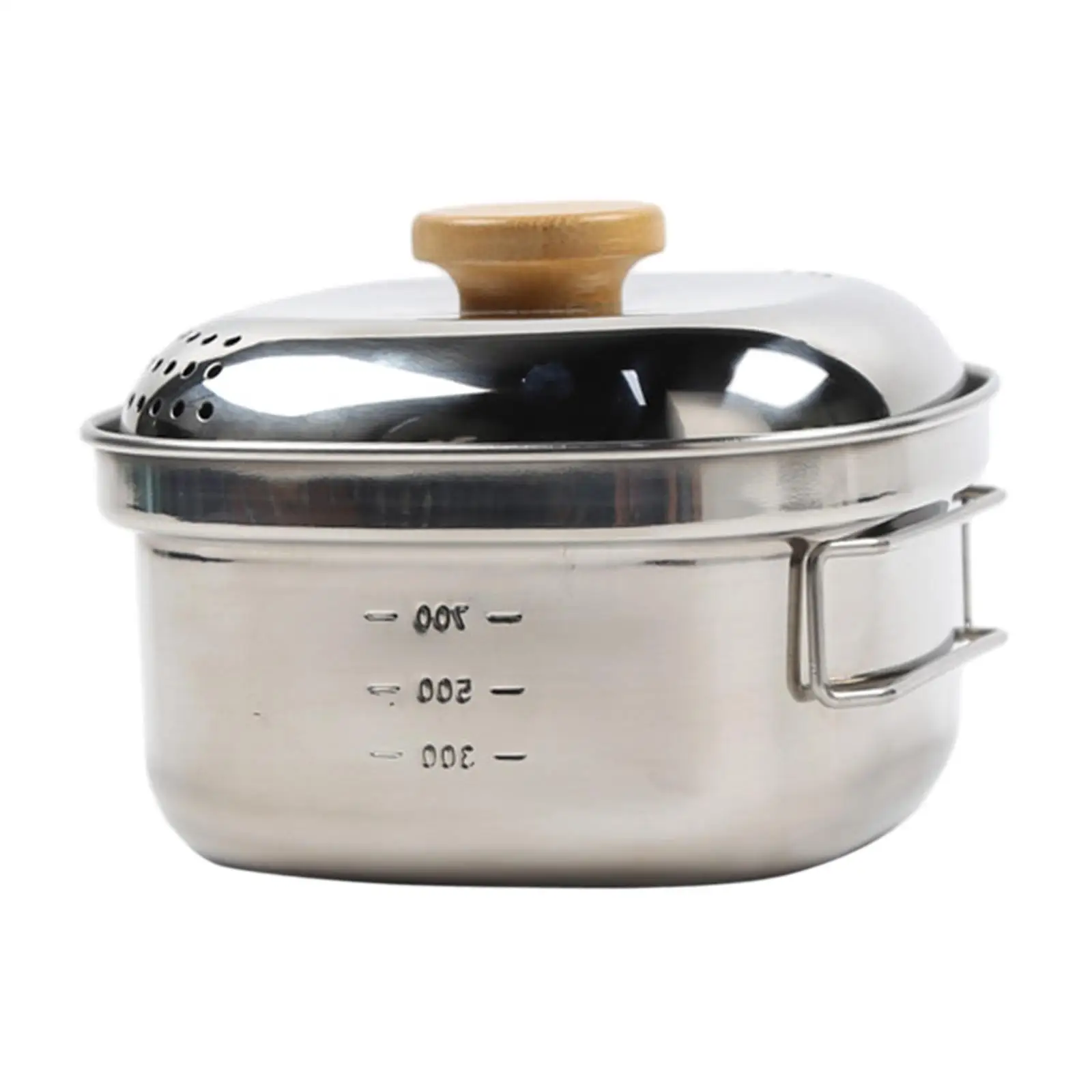 Camping Cook Pot with Lid Portable Cookware Cookware for Outdoor Picnic