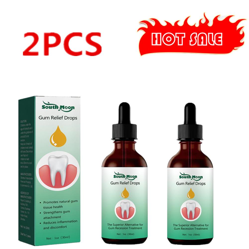 Best of 2pcs 30ml Gum Regrowth Drops Relieve Mouth Periodontal Gum Bleeding Pain Treatment Bad Breat Antibacteria Oral Clean Care New Reviews & Tips