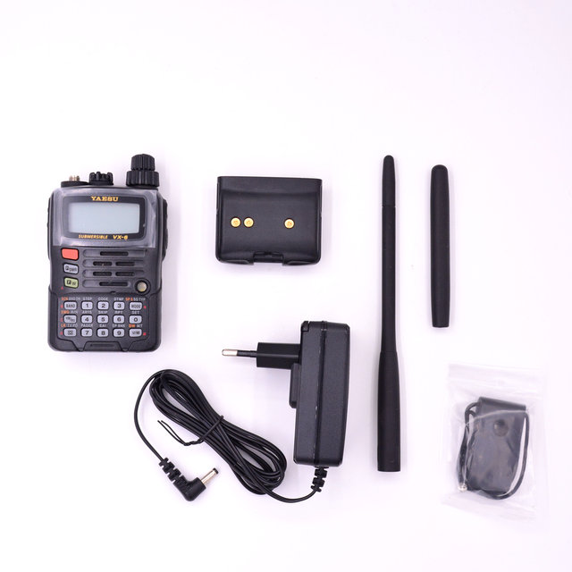 Yaesu VX6R Walkie Talkie – Waterproof Two Way Radio Noise Reduction Full Band Receiver HAM FM Transceiver Wireless Communication