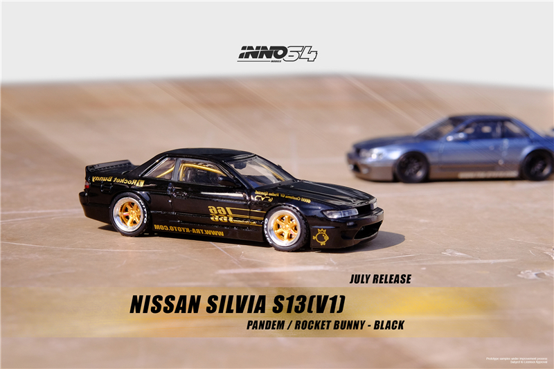 Inno 1 64 Nissan Silvia S13 Pandem Rocket Bunny Chernaya Model Avtomobilya Aliekspress