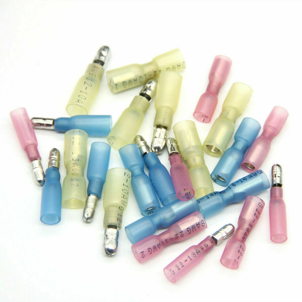 Description Picture 5 of item60PCS Heat Shrink Bullet Terminals Waterproof Female Male Electrical Wire Connectors 10-22AWG Assortment Kit