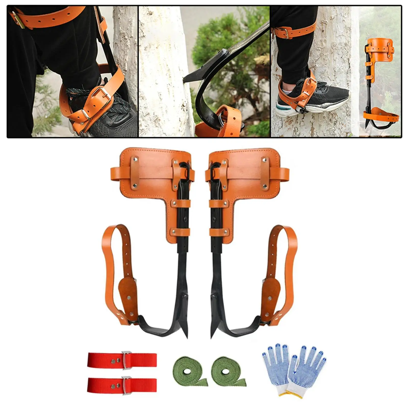 Tree Climbing Stainless Steel Outdoor Pedal Tool for Picking Fruits Climbing Tree