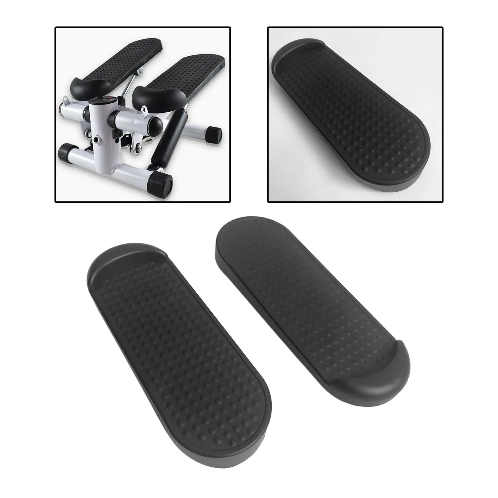 2x Stair Stepper Replacement Pedals Under Desk Elliptical Pedal Exerciser