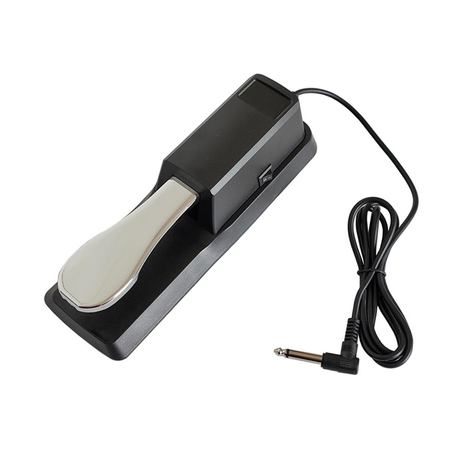 Keyboard Piano Pedal Polarity Switch Anti Slip Sustain Pedal for Training Repairing Performance Music Instrument Parts Exercise