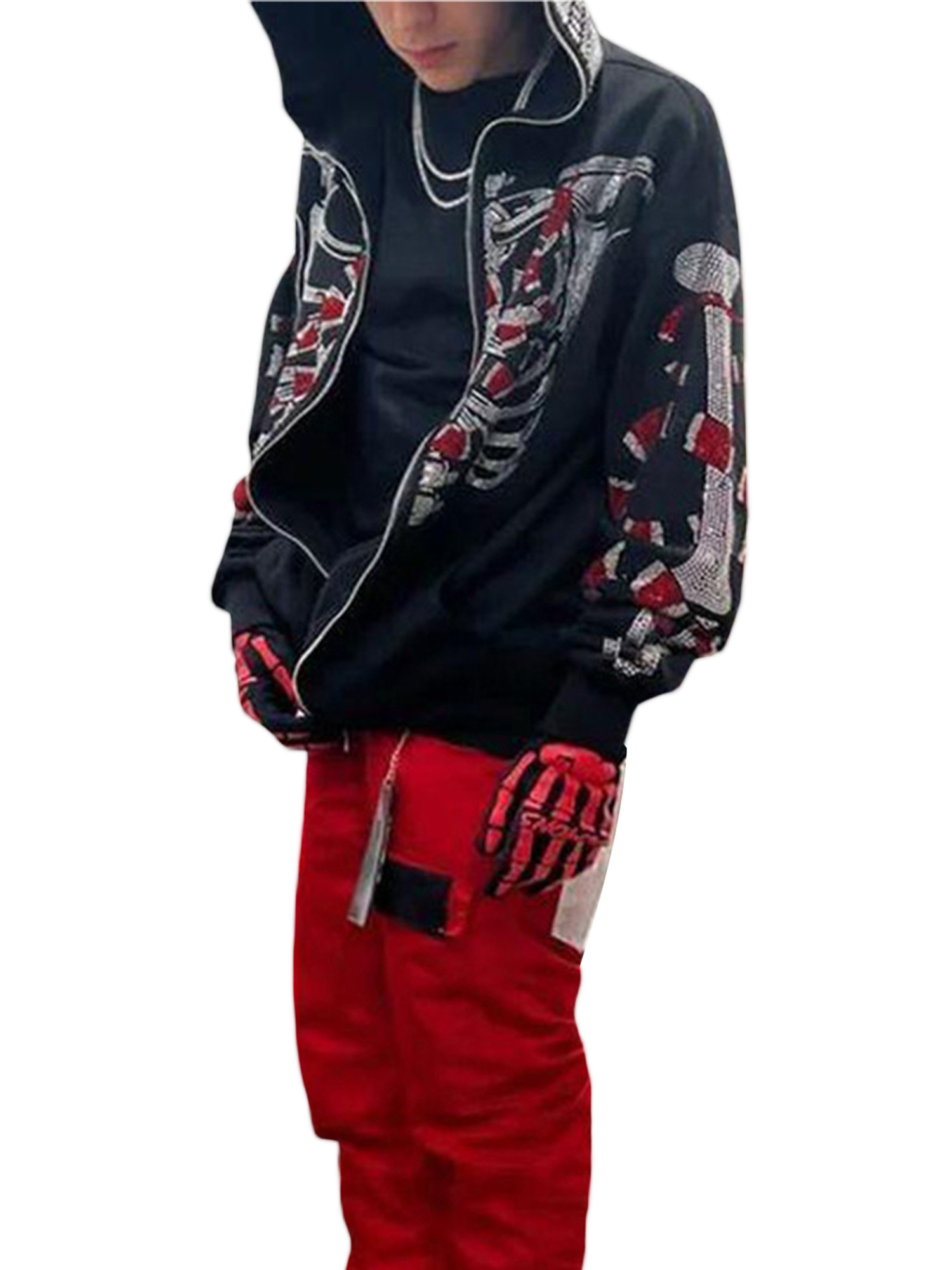 Hot Fix, Esqueleto Broca, Camisola Oversized, Streetwear Punk