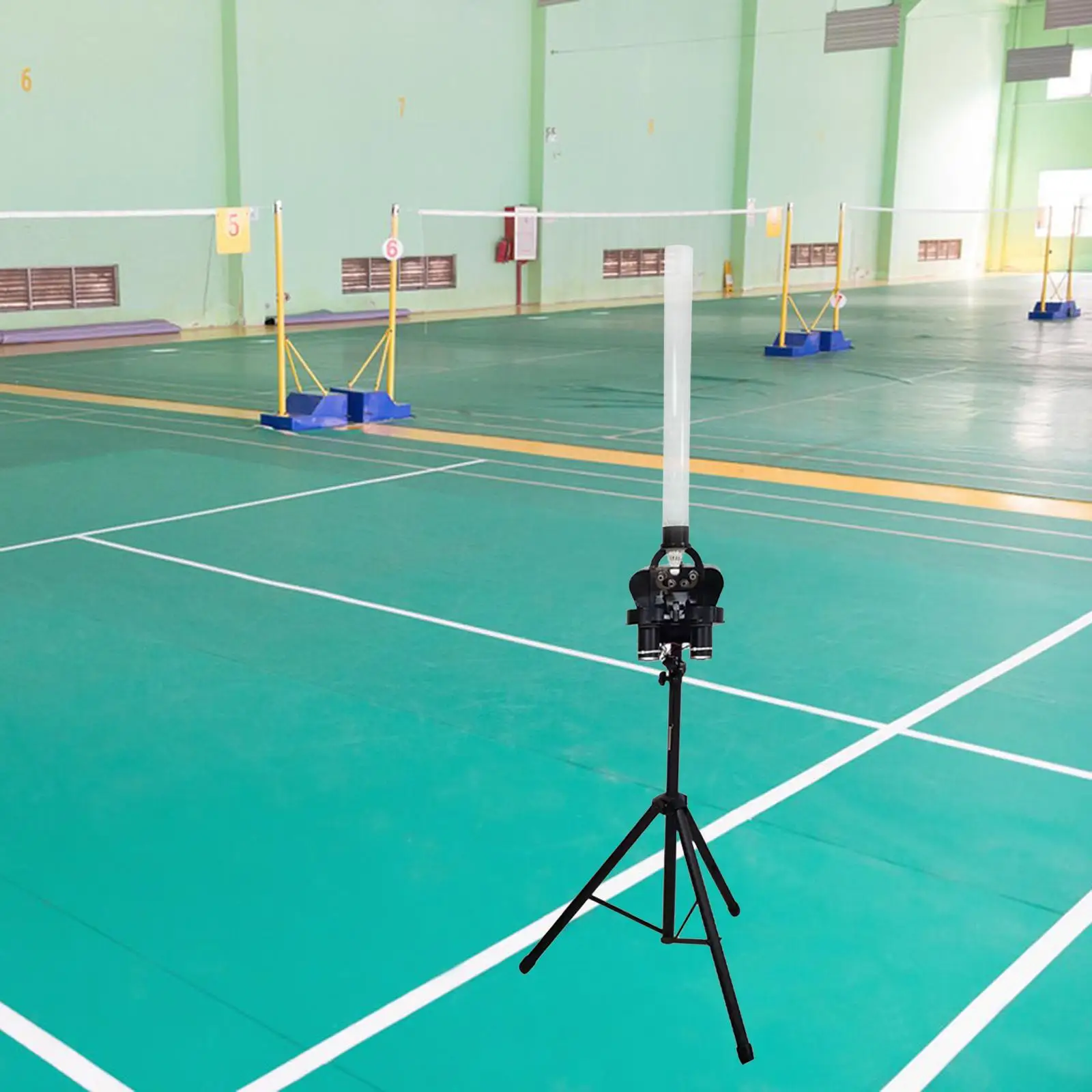 Automatic Badminton Serve Machine Badminton Launcher Practice Hold 200Pcs Ball