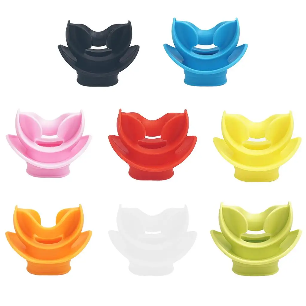 Scuba Diving Silicone Comfort Moldable Bite Mouthpiece for Regulator Snorkel