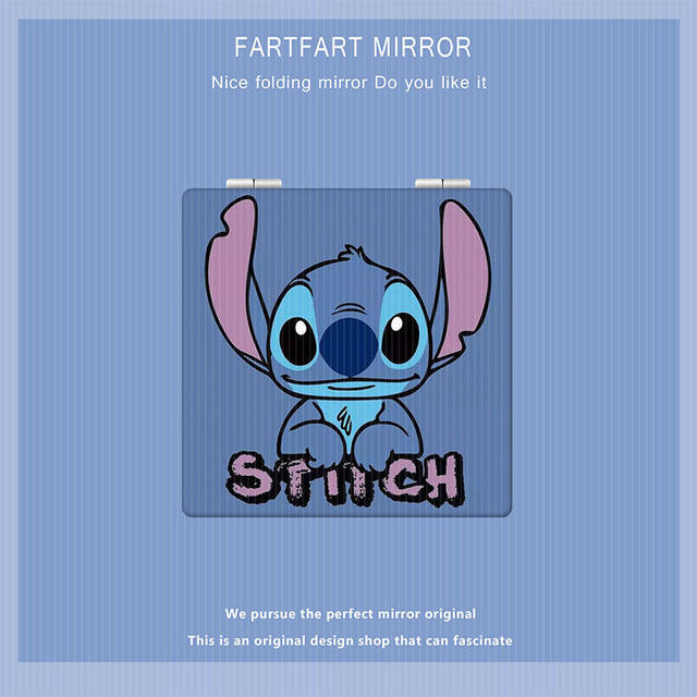 Disney Stitch Cartoon specchio per il trucco pieghevole Mini specchio per  il trucco quadrato a doppia faccia Vanity Mirro specchio cosmetico  tascabile da viaggio portatile - AliExpress