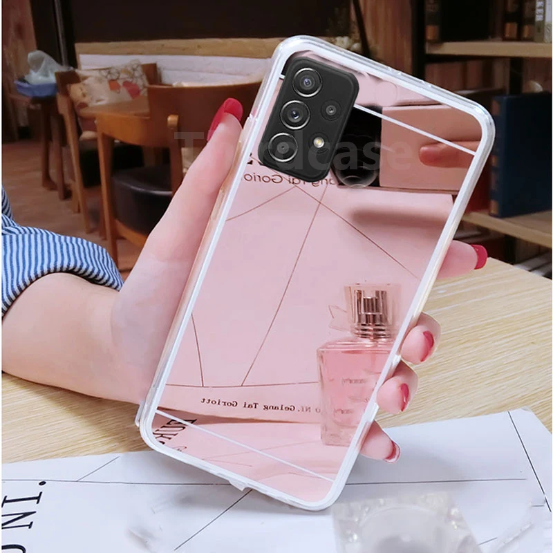 galaxy s22 ultra silicone case A52s A53 A22 A32 A13 A12 A03S A02S Fundas Soft Silicone Cover for Samsung Galaxy S22 Ultra S20 S21 FE S9 S10 Plus Mirror Case samsung galaxy s22 ultra case